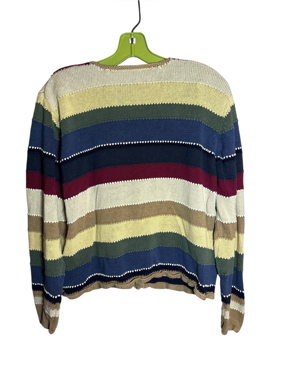 220 Hickory Knit Striped Sweater Womens size Medium - Picture 5 of 5